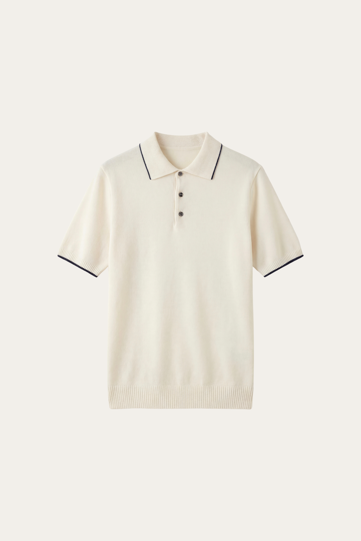 Morino Merino Knit Polo White