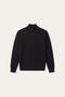 Arlino Quarter Zip Knit Black