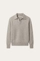 Marencio Cashmere Polo Knit Grey
