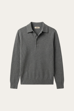 Alessandro Merino Polo Knit Mist Green