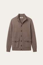 Giotto Cashmere Cardigan Mocha