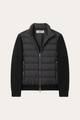 Parma Quilted Knit Hybrid Jacket Black