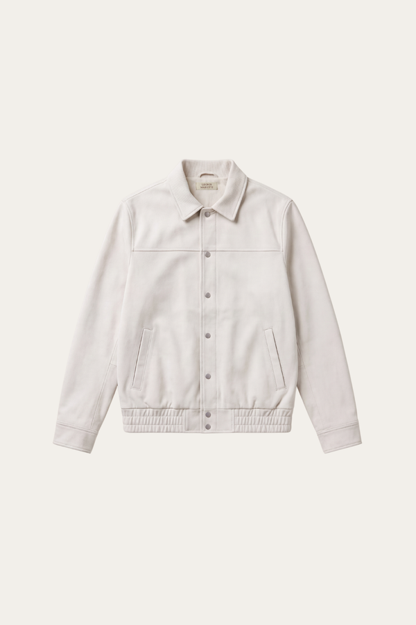 Cosenza Suede Jacket Ivory