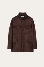 Bergamo Suede Field Jacket Brown