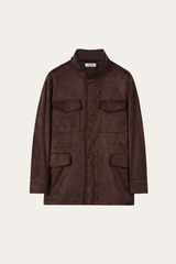 Bergamo Suede Field Jacket Brown