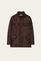 Bergamo Suede Field Jacket Brown