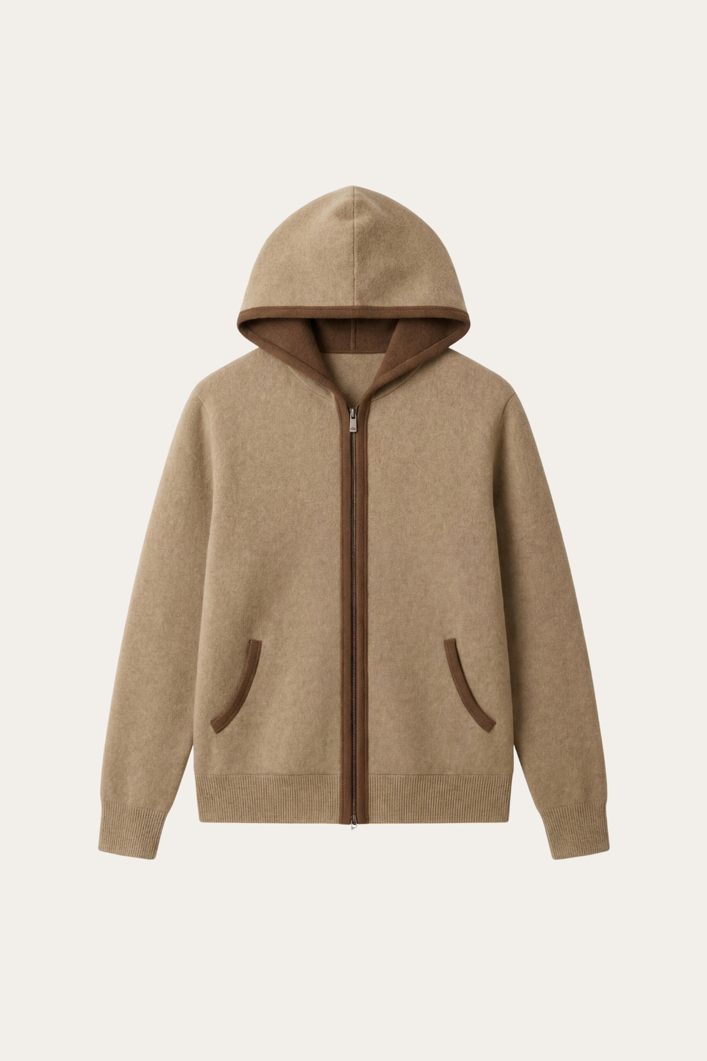 Sorano Hooded Cardigan Brown