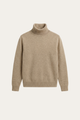 Avenzo Cashmere Turtleneck Taupe