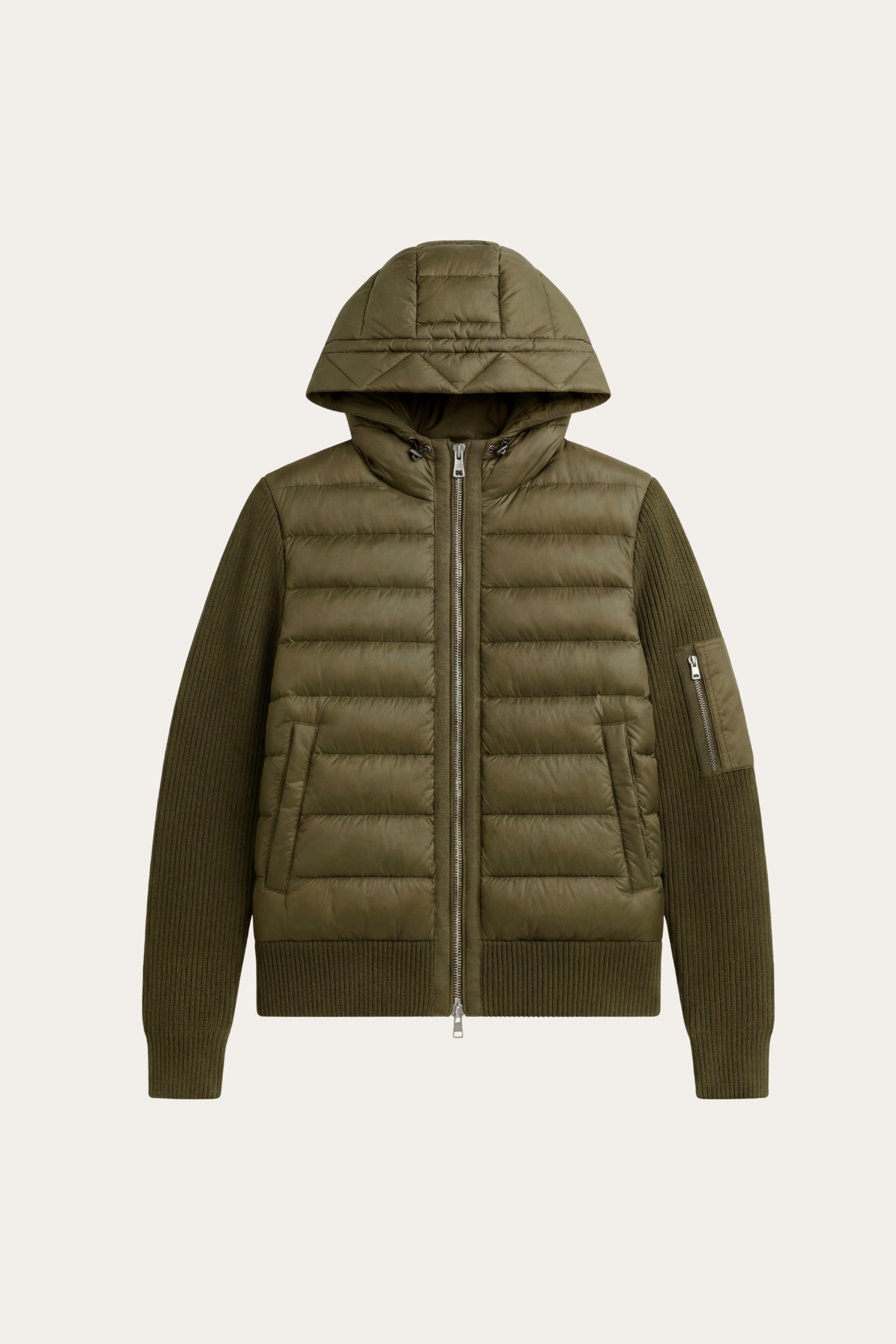 Valmero Hybrid Zip Jacket Green