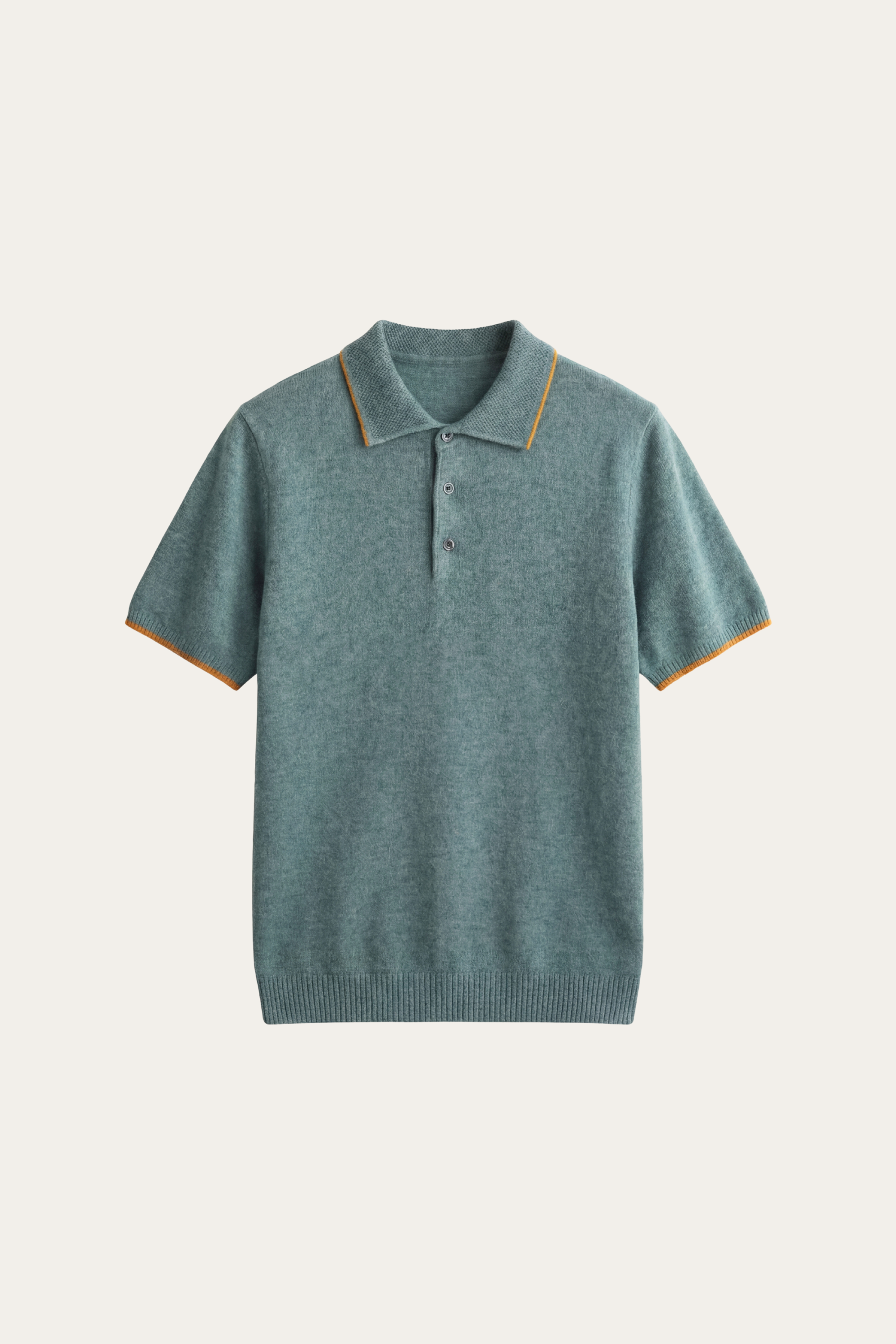 Morino Merino Knit Polo Green