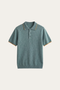 Morino Merino Knit Polo Green