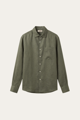 Positano Linen Shirt Olive