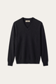 Merano V-Neck Knit Sweater Black