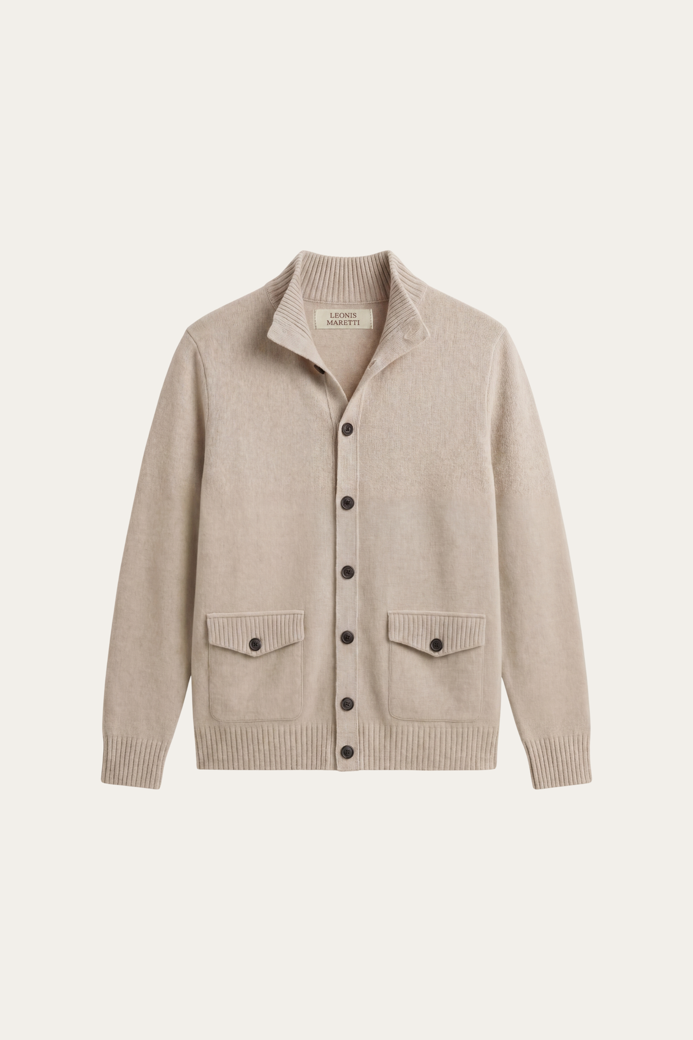 Giotto Cashmere Cardigan Sand