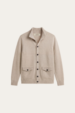 Giotto Cashmere Cardigan Sand