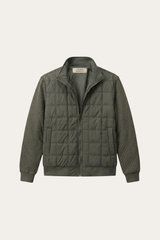 Frosinone Quilted Hybrid Jacket Olive Green