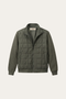 Frosinone Quilted Hybrid Jacket Olive Green