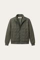 Frosinone Quilted Hybrid Jacket Olive Green