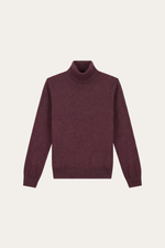 Vercelli Fine Turtleneck Burgundy