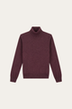Vercelli Fine Turtleneck Burgundy