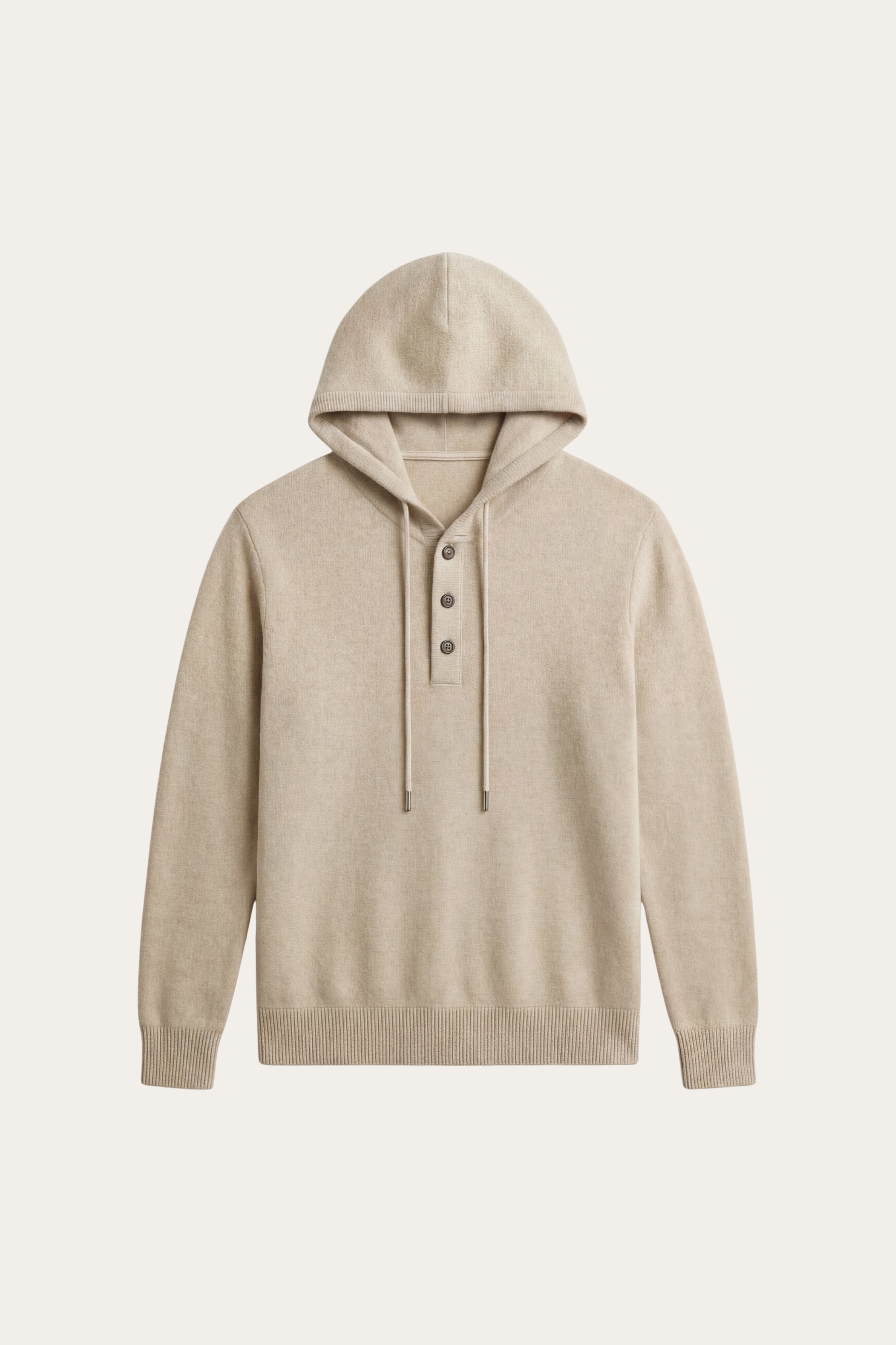 Taviano Hooded Knit Beige
