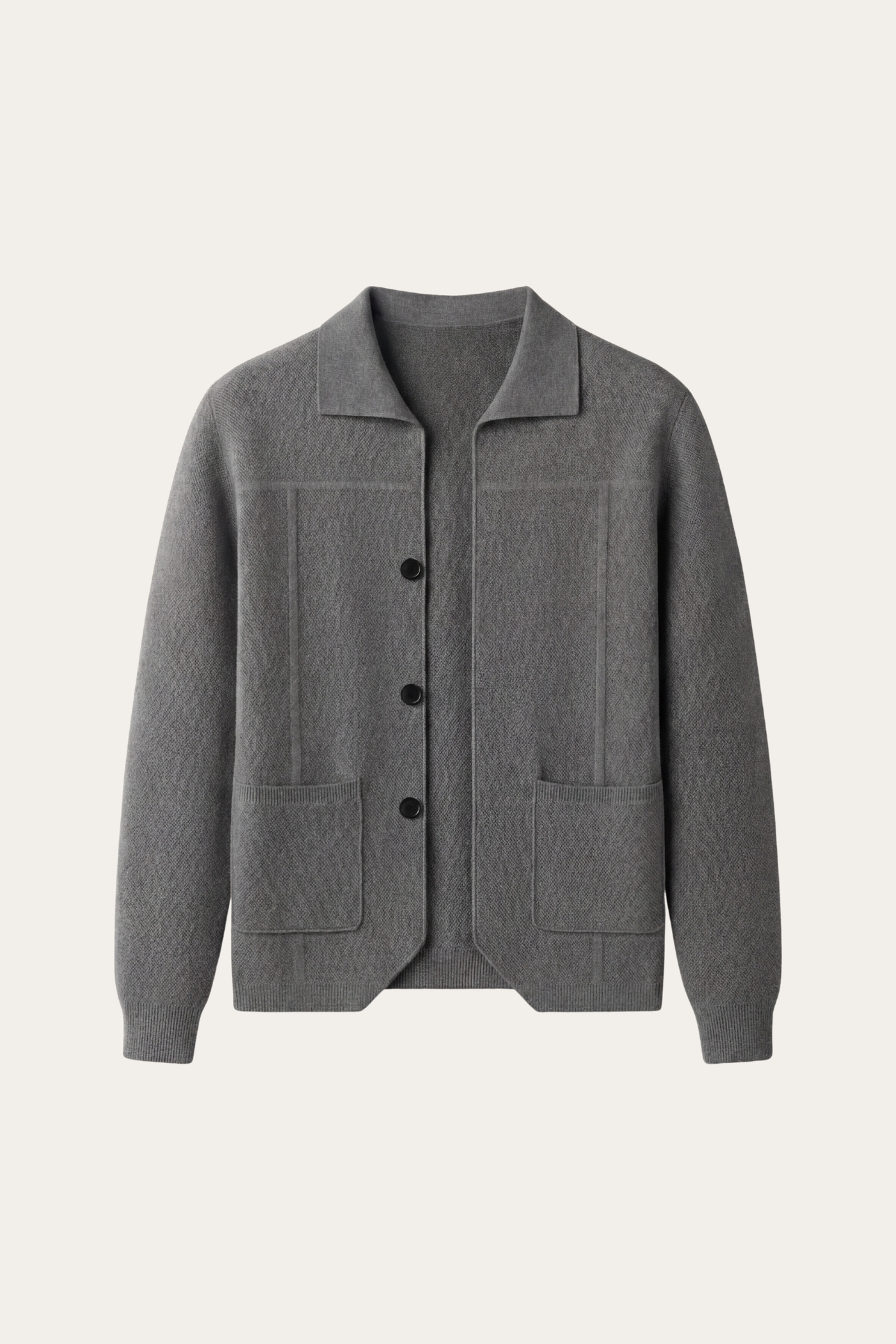 Valero Cashmere Cardigan Graphite