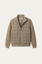Frosinone Quilted Hybrid Jacket Beige