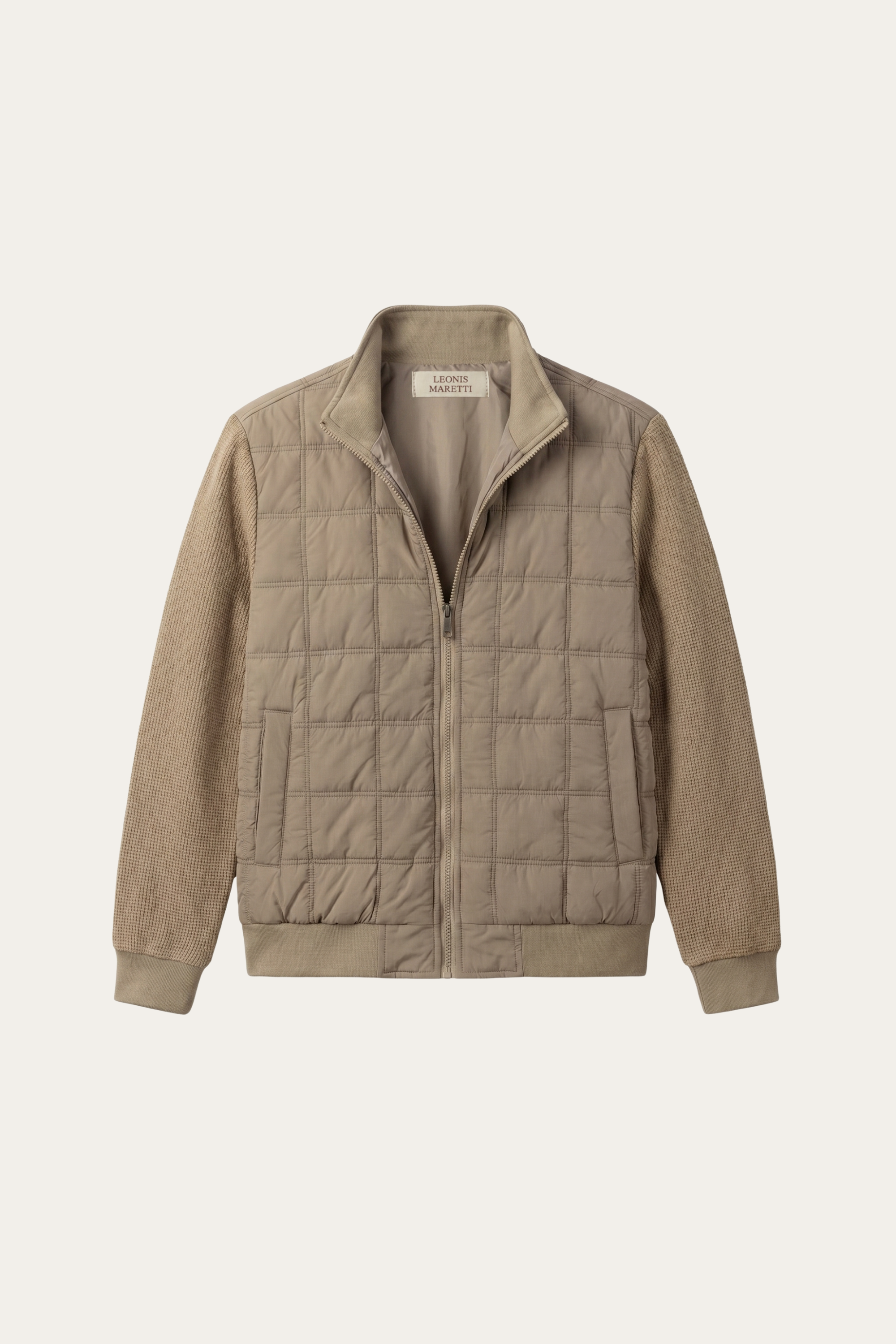 Frosinone Quilted Hybrid Jacket Beige