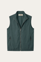 Valeno Stand-Collar Zip Vest Green
