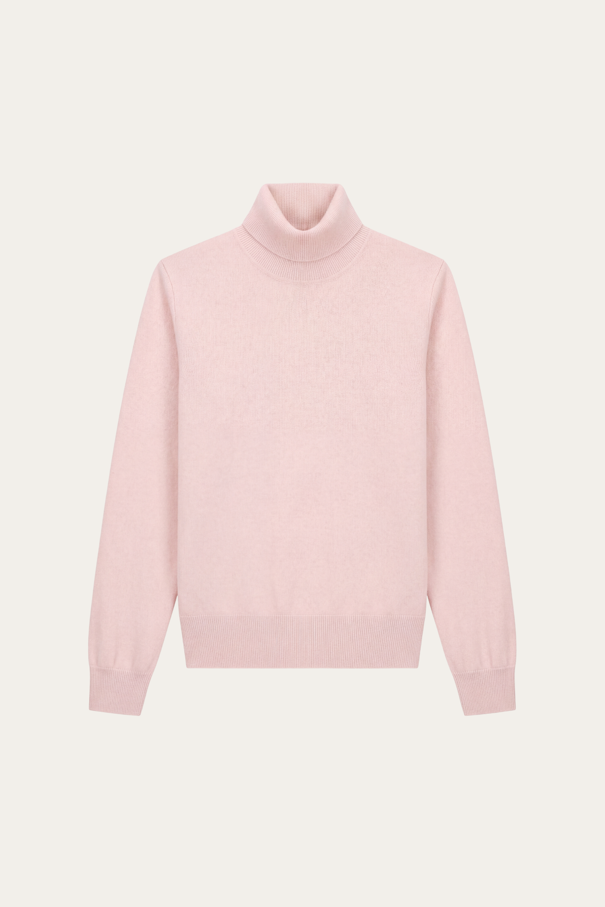 Vercelli Fine Turtleneck Rose