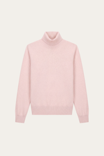 Vercelli Fine Turtleneck Rose