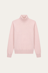 Vercelli Fine Turtleneck Rose