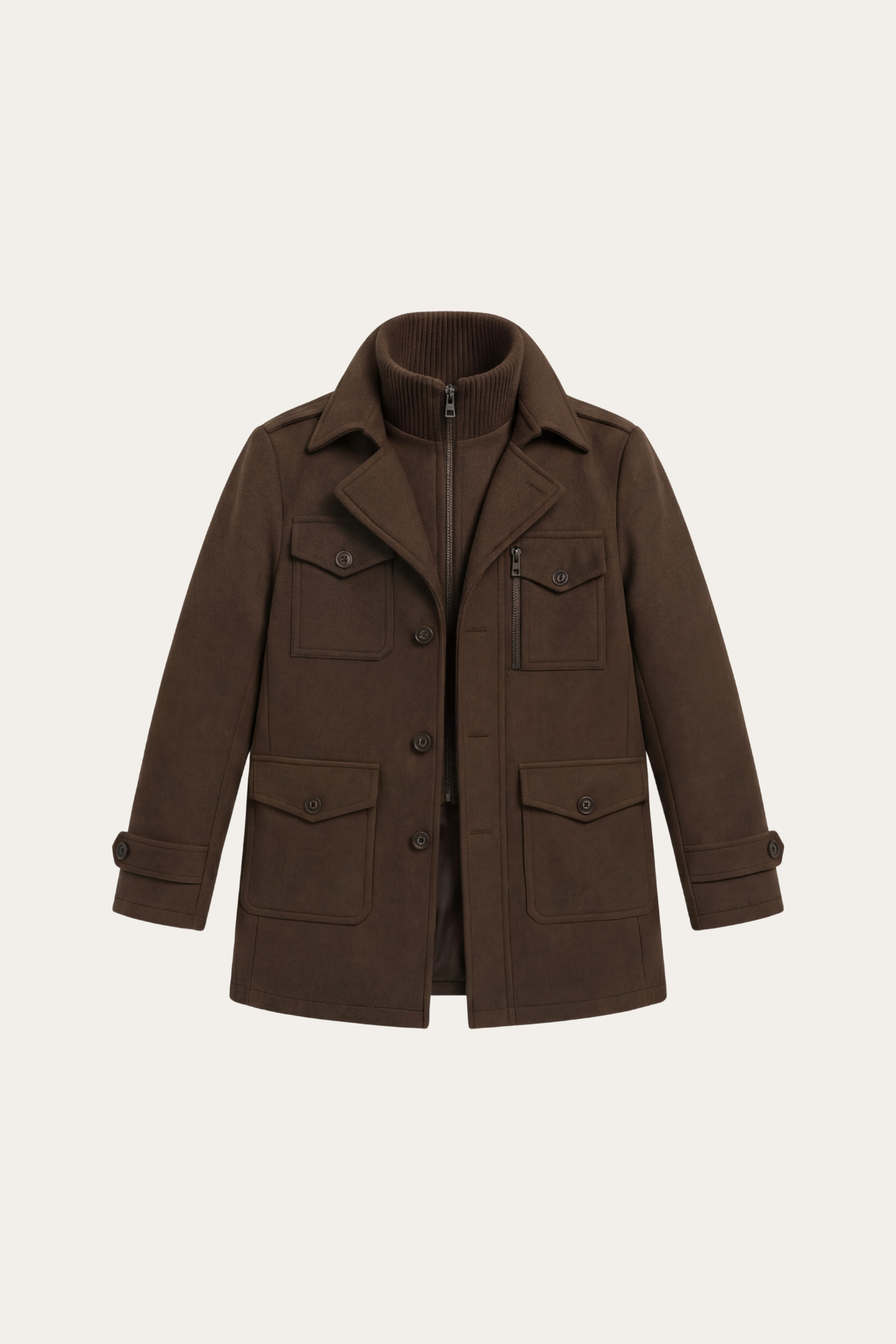 Melvin Field Coat Brown