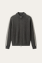 Lorenti Cashmere Zip Knit Dark Grey