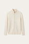 Bolzano Cable Zip Knit Ivory