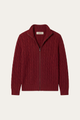 Medici Cable Knit Burgundy