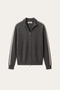 Lorenti Cashmere Zip Knit Dark Grey