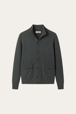 Giotto Cashmere Cardigan Forest