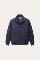 Frosinone Quilted Hybrid Jacket Dark Blue