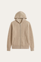 Sorrento Hooded Knit Light Brown