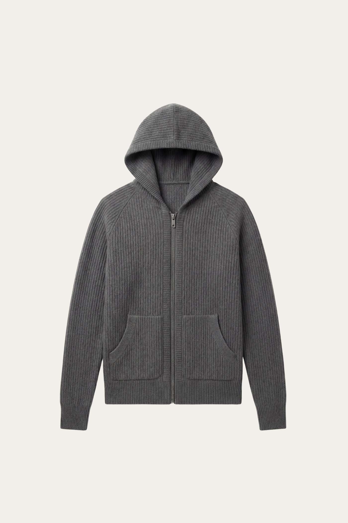 Sorrento Hooded Knit Dark grey