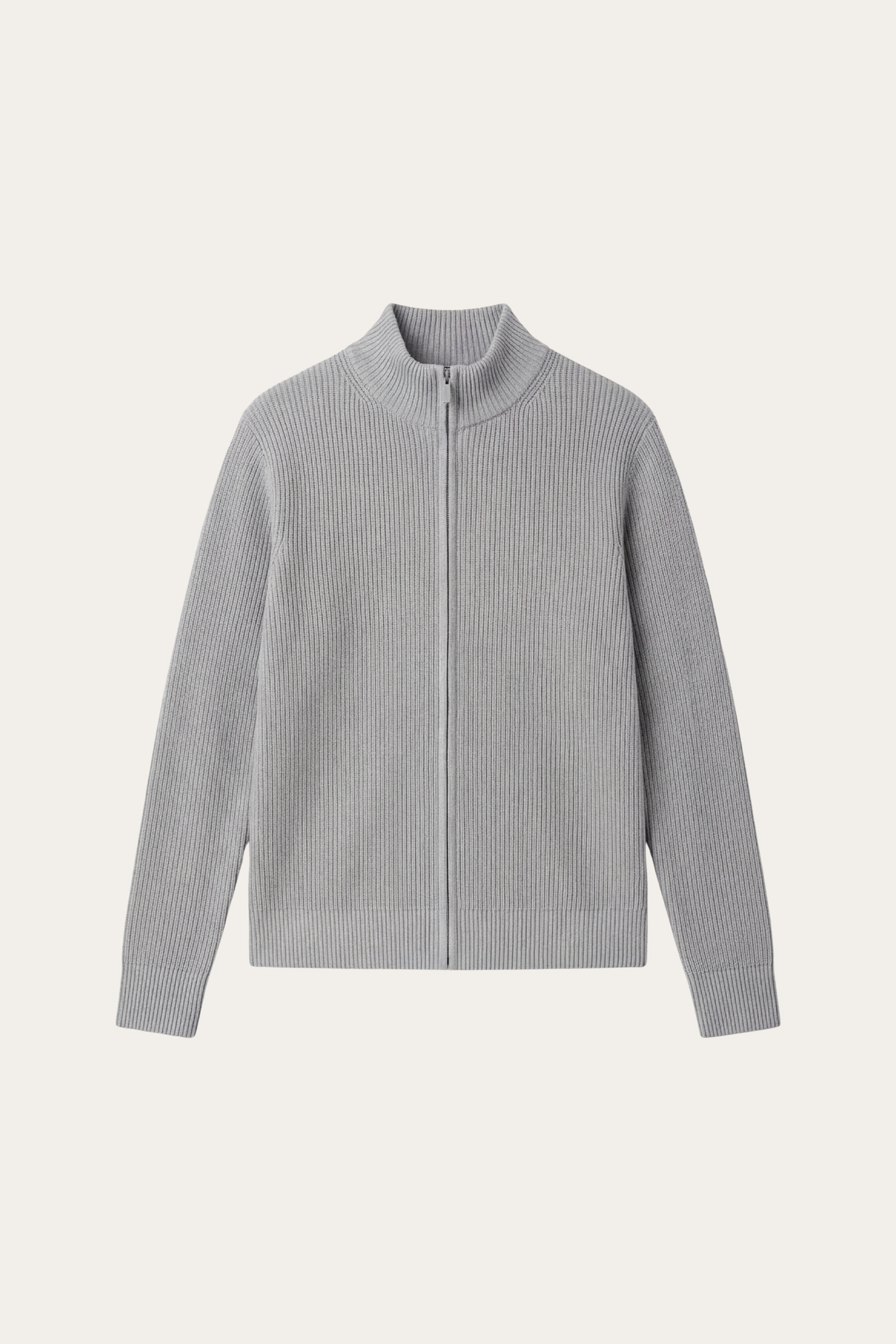 Roma Cashmere Cardigan Grey