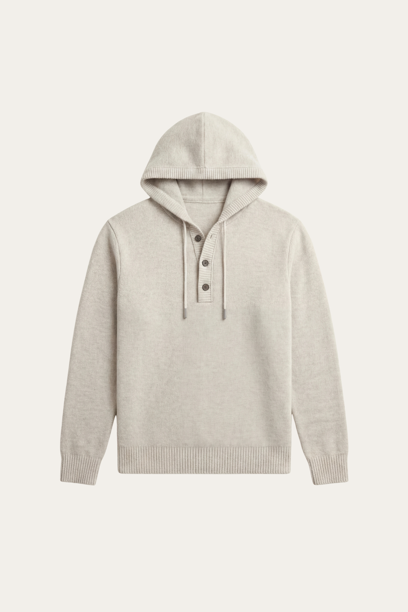 Taviano Hooded Knit Grey