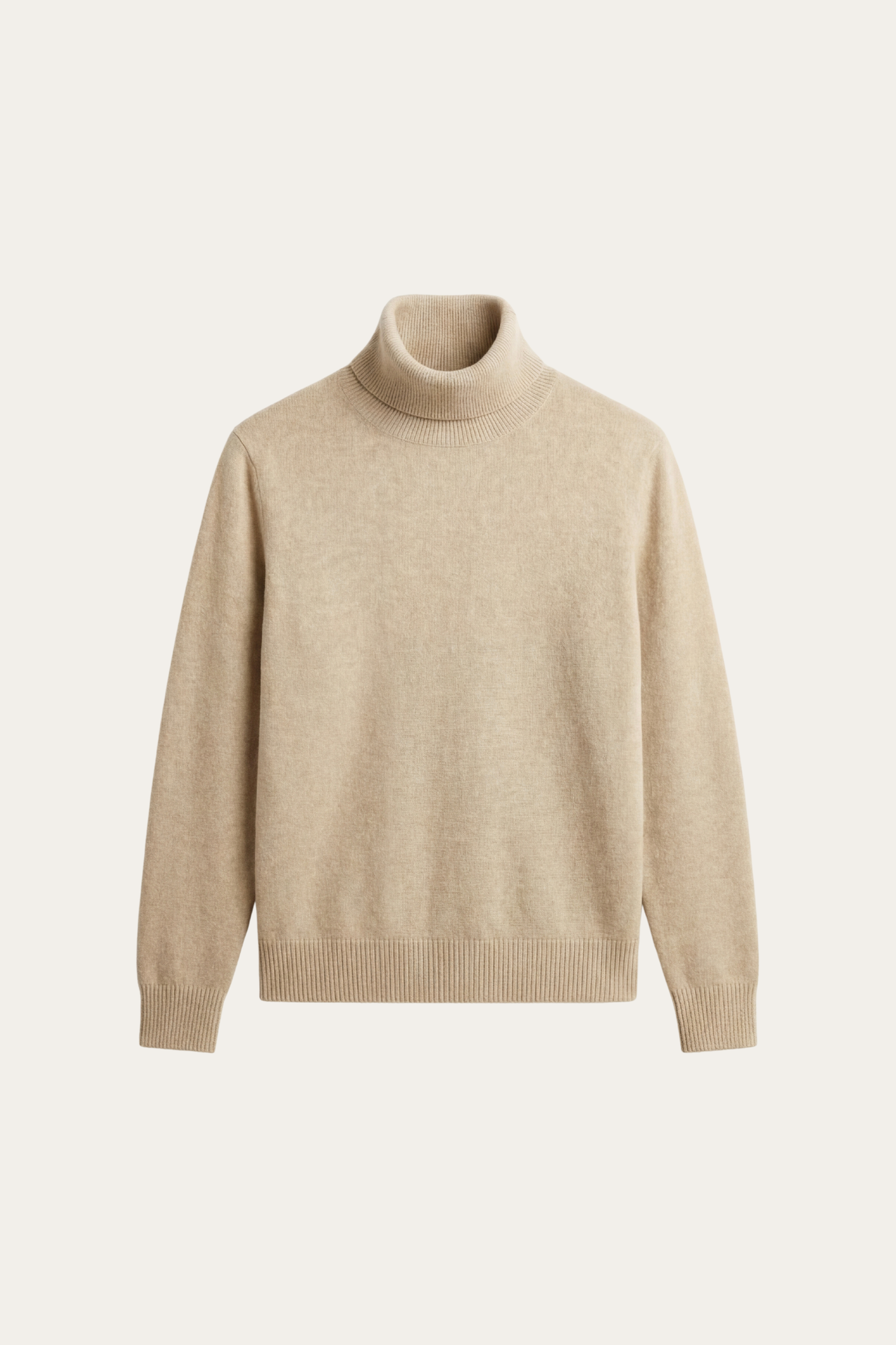 Avenzo Cashmere Turtleneck Beige
