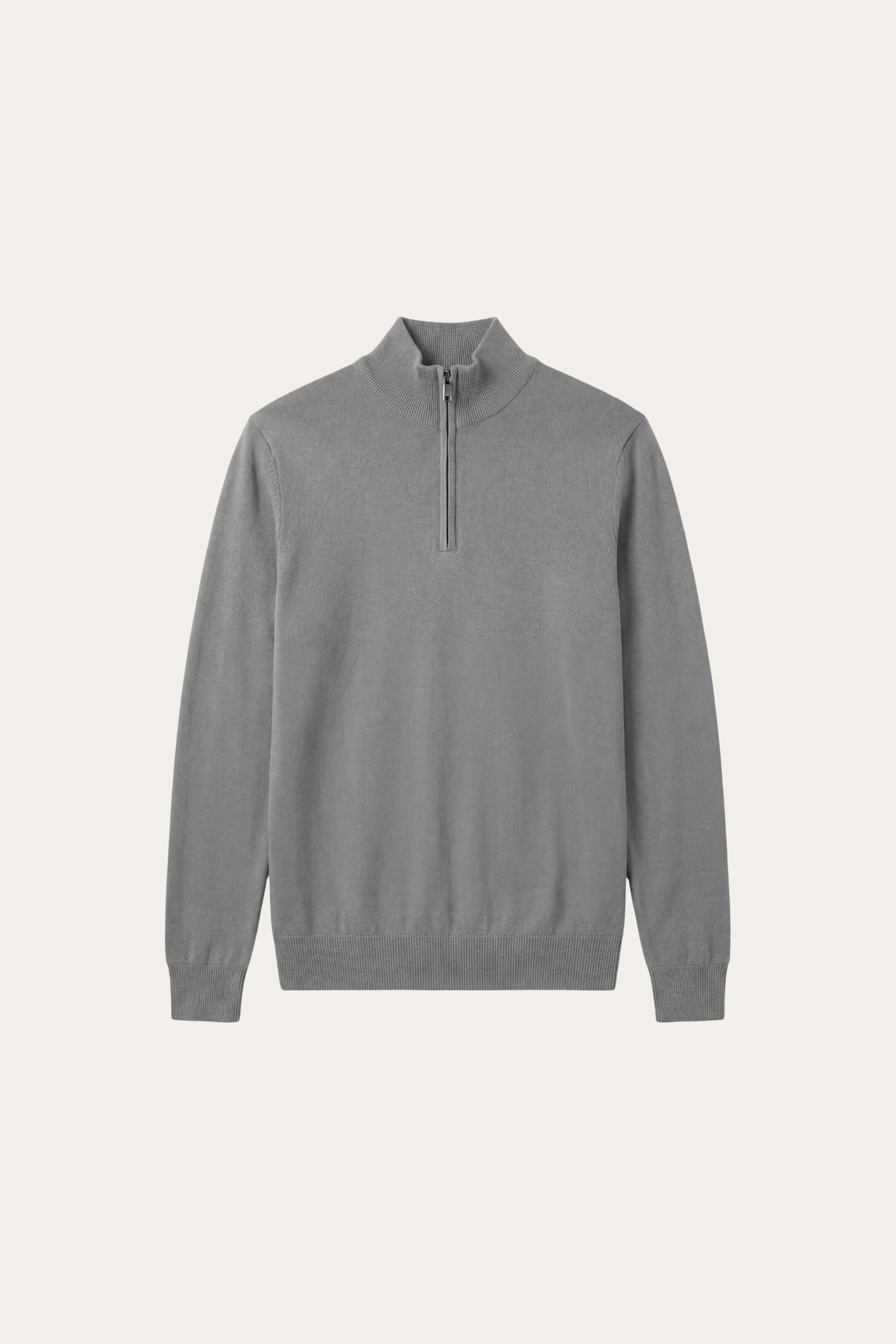 Arlino Quarter Zip Knit Dark Grey