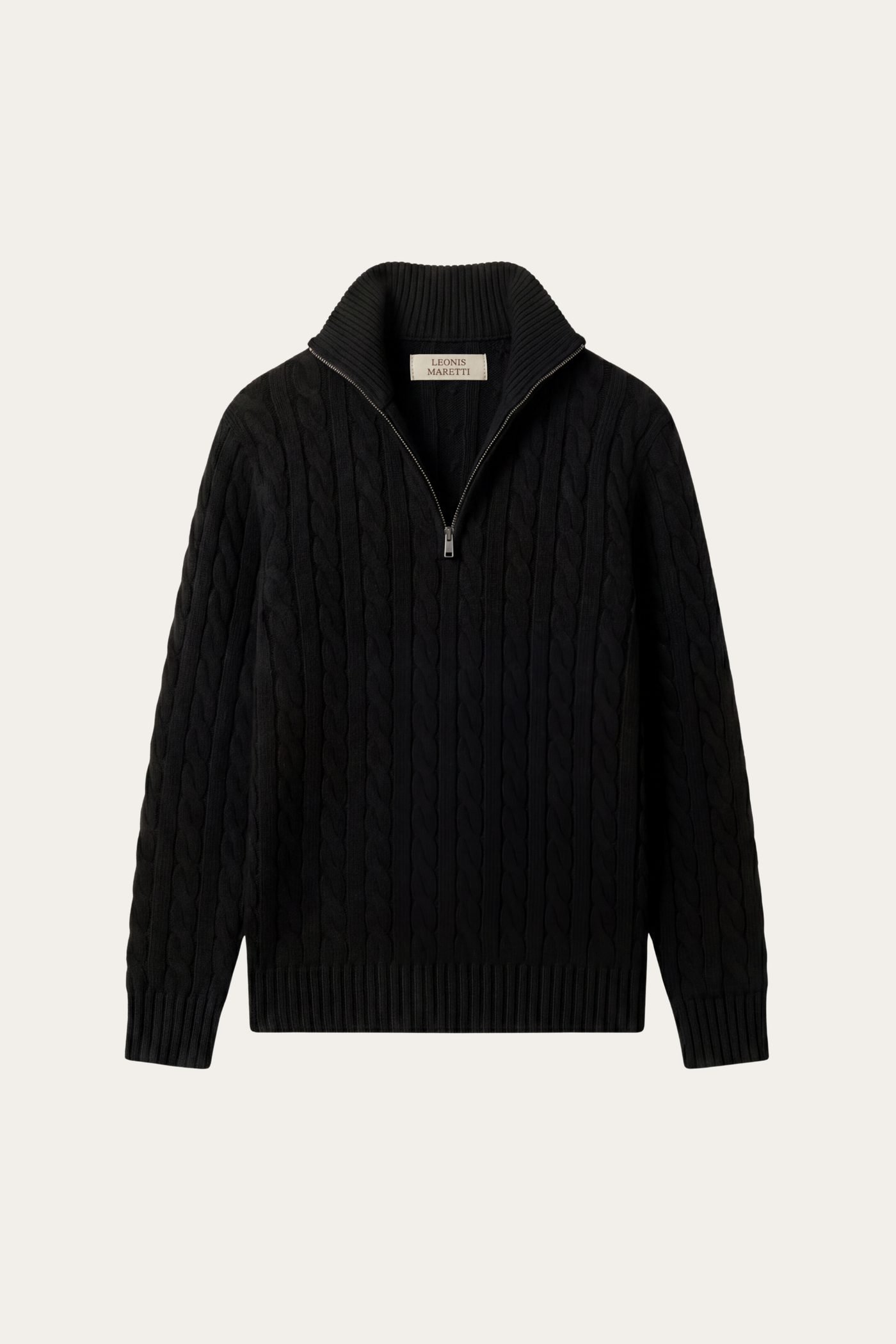 Medici Cable Knit Black