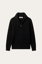 Medici Cable Knit Black