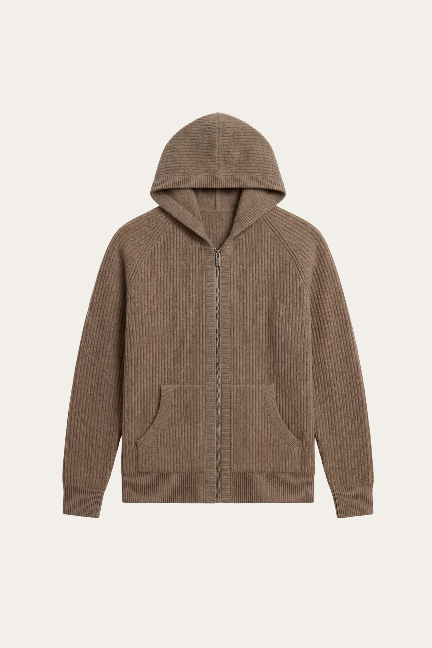 Sorrento Hooded Knit Brown