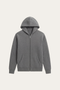Tavole Hooded Zip Dark Grey