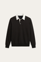 Valerio Polo Knit Black